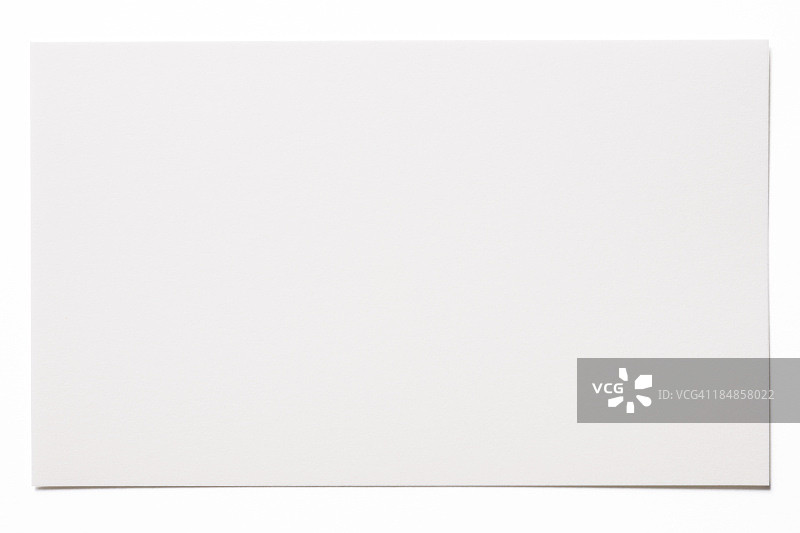 白色背景上的空白白色卡片图片素材