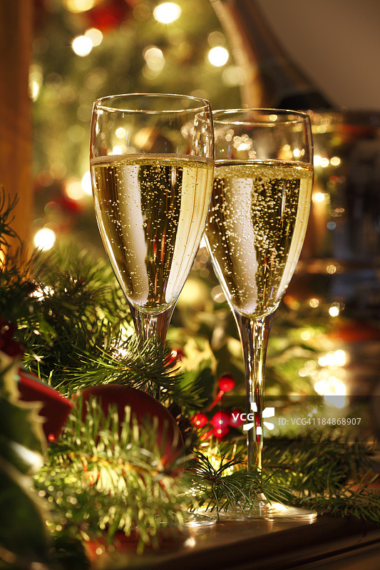 节日香槟图片素材