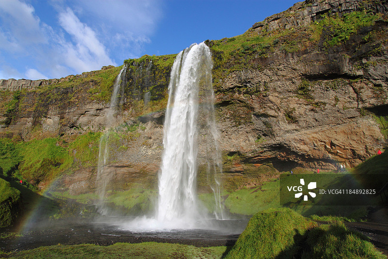 塞尔贾兰兹福斯瀑布图片素材