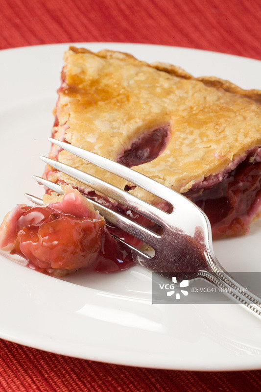 樱桃派切片图片素材