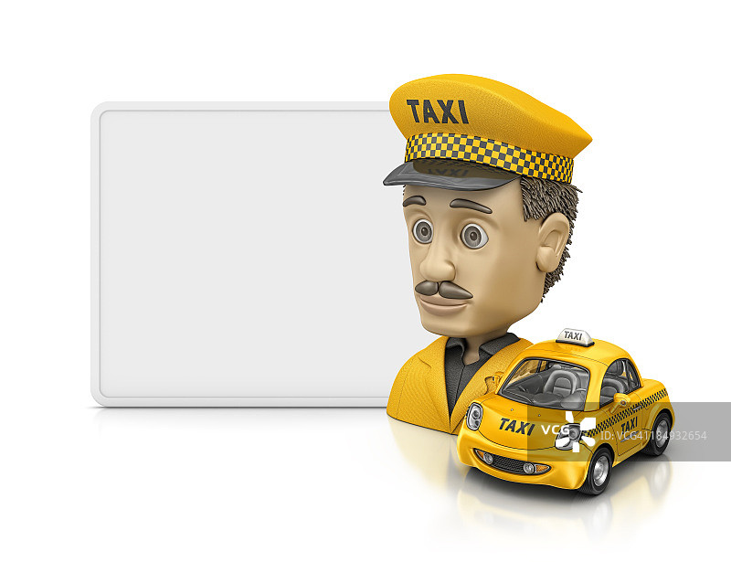 出租车司机图片素材