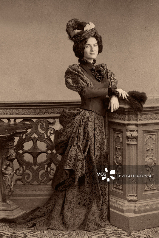 维多利亚风格肖像图片素材