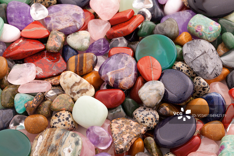 各种不同的矿物和水晶图片素材