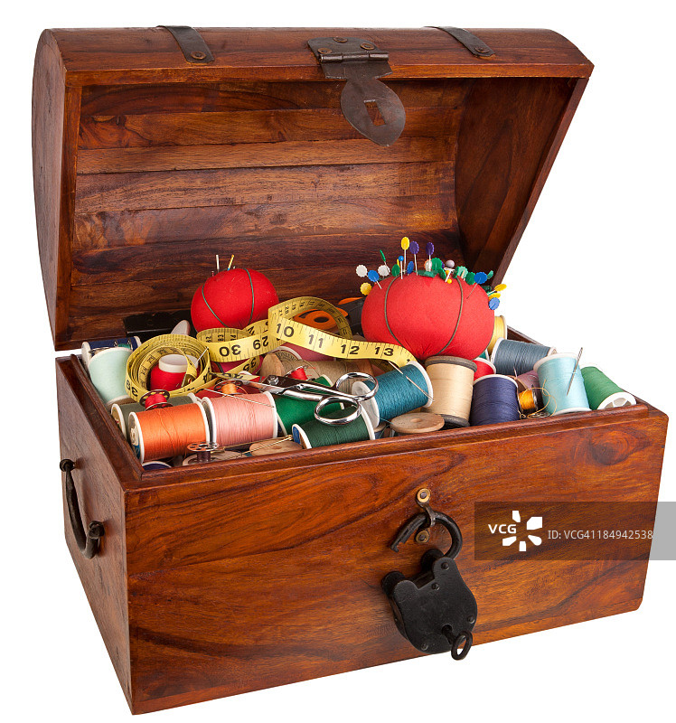 缝纫用品宝箱图片素材