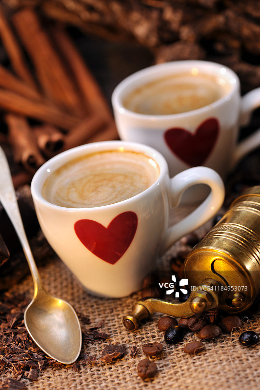 爱意咖啡图片素材