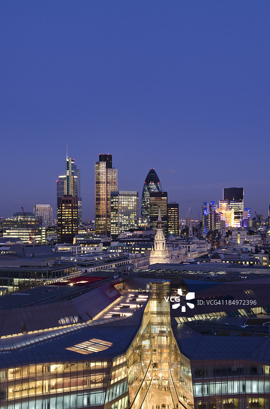 伦敦市夜景图片素材