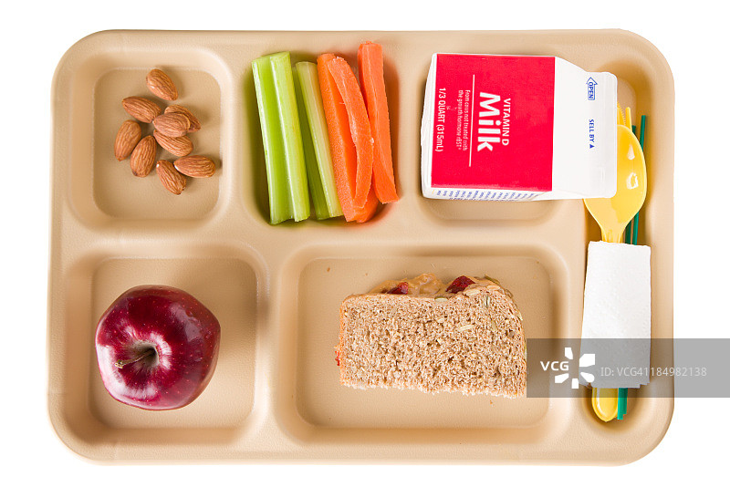 健康的学校午餐图片素材