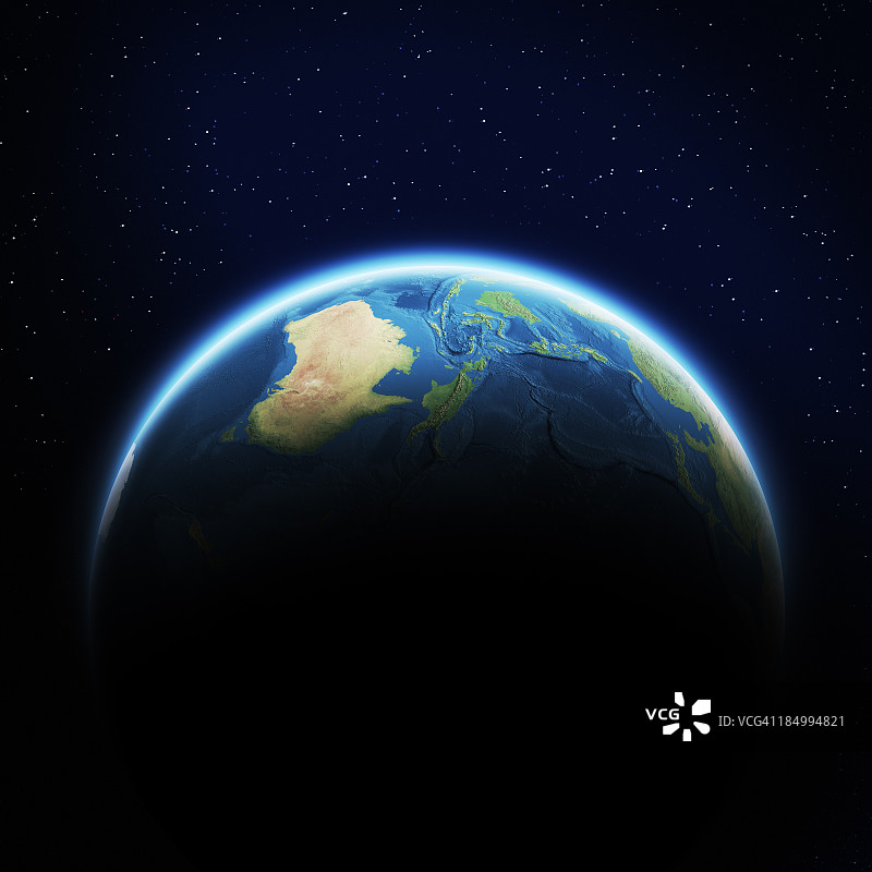 太空中的地球图片素材