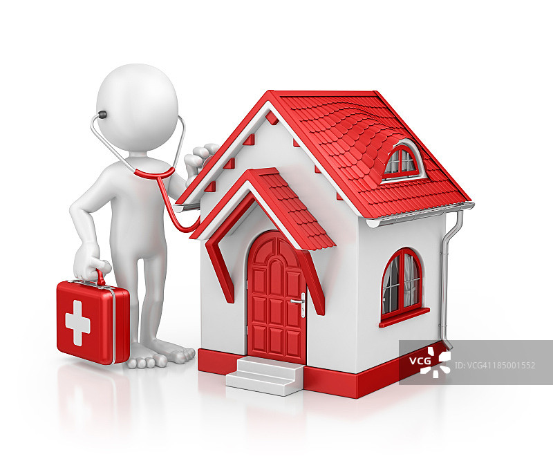 医生上门检查图片素材