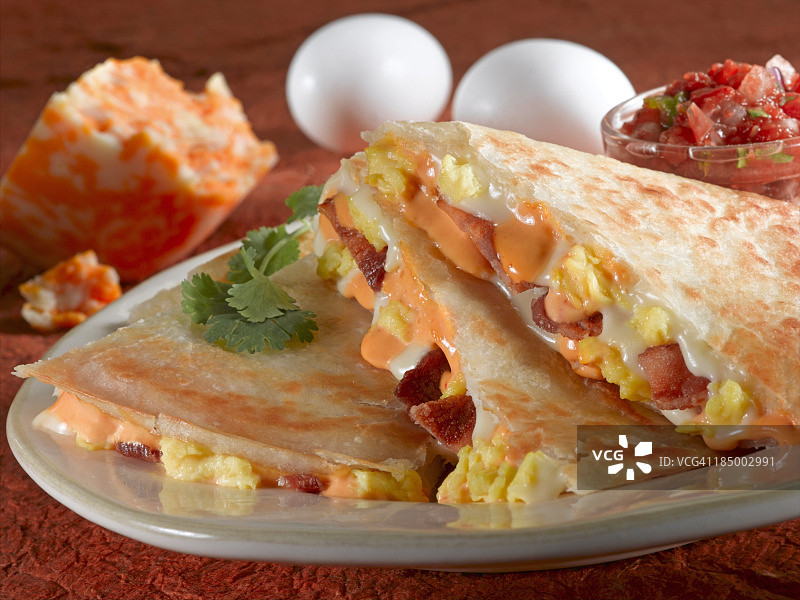 早餐：墨西哥烤饼图片素材