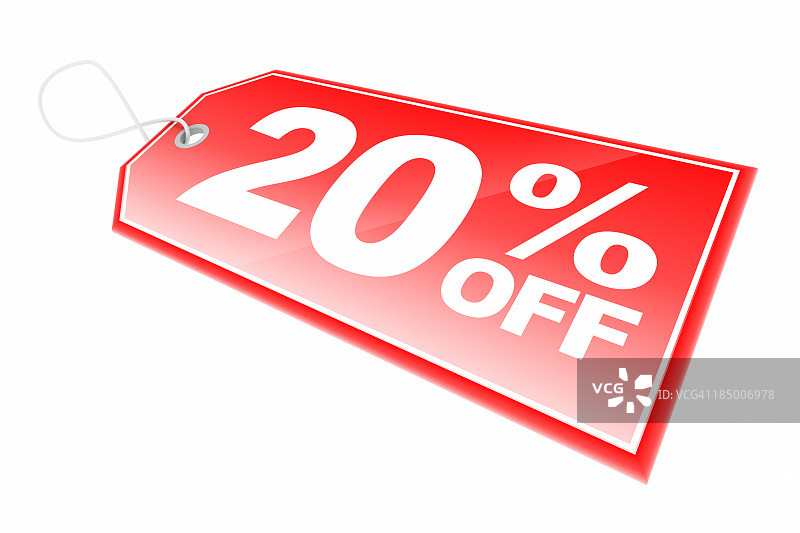 红色促销标签图片素材