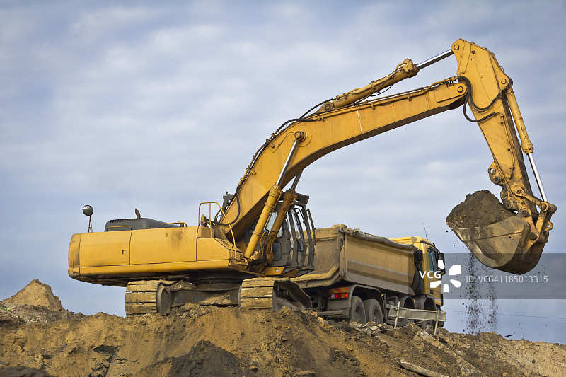 道路施工机械图片素材