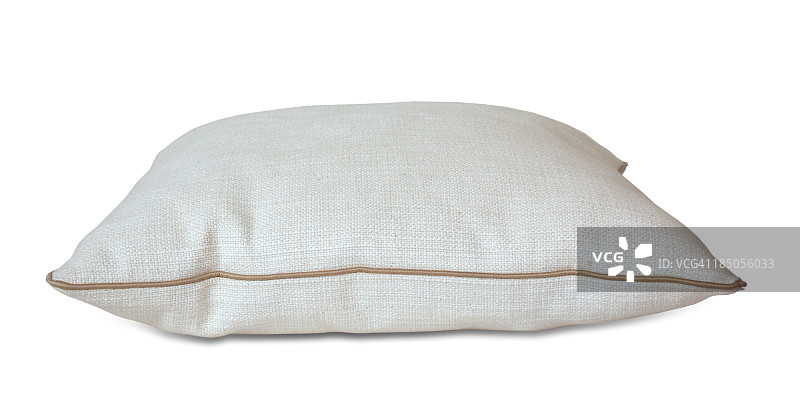 白色枕头（带裁剪路径）图片素材