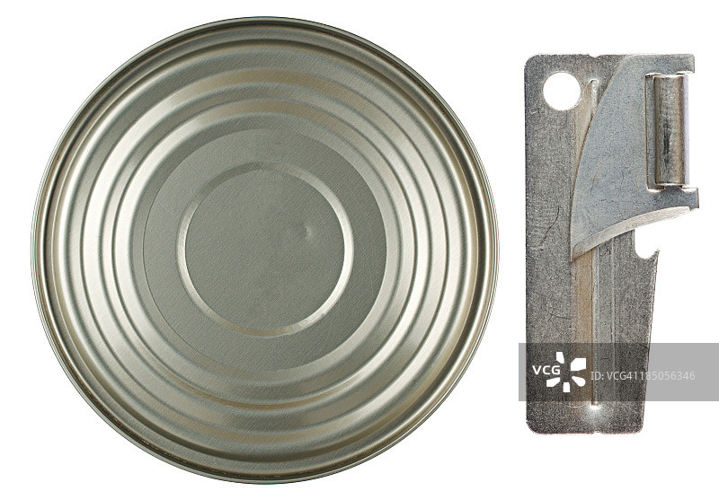 罐头和开罐器图片素材