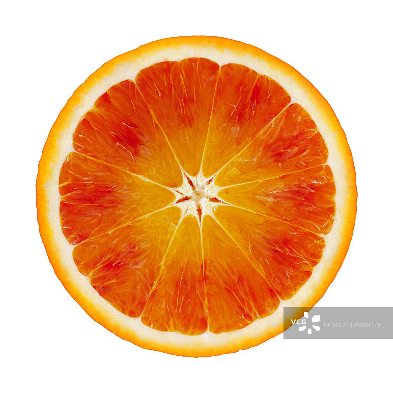 白色背景上的红橙图片素材