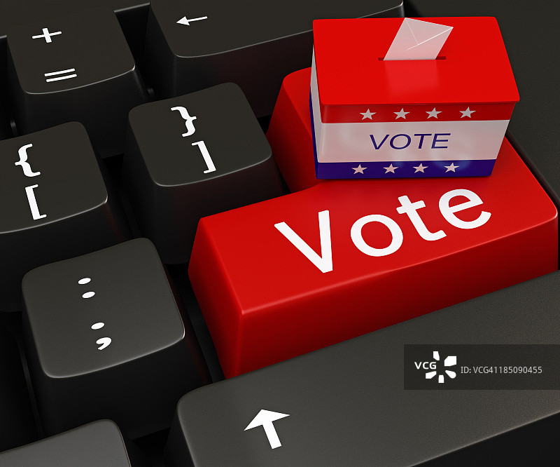 投票概念图片素材