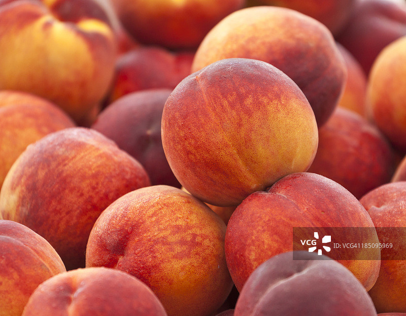 新鲜的桃子图片素材