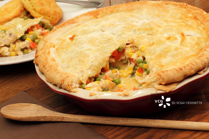 鸡肉馅饼图片素材