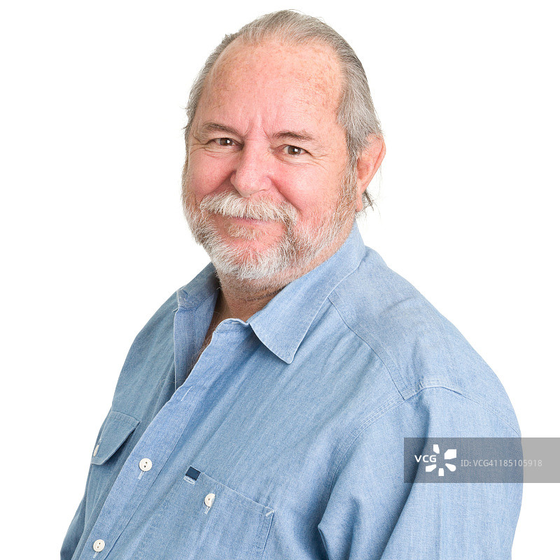 年长的男人肖像图片素材