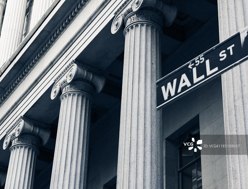 纽约市华尔街图片素材