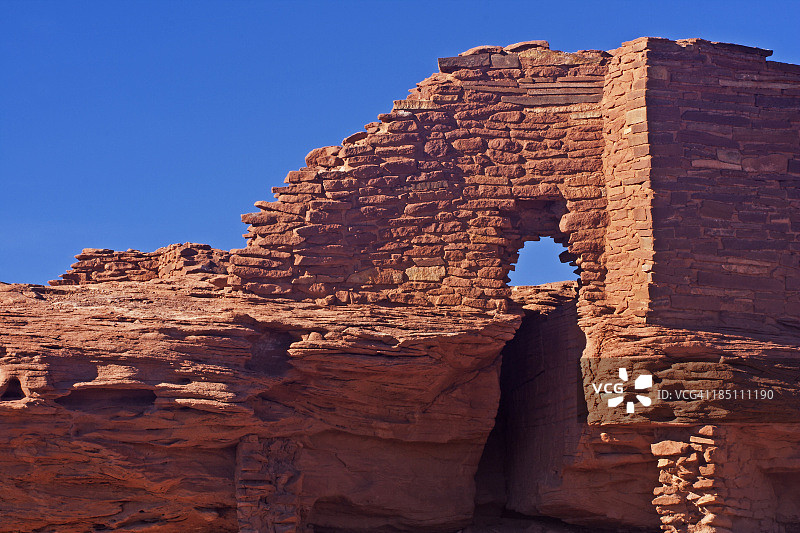 武科基遗址墙图片素材