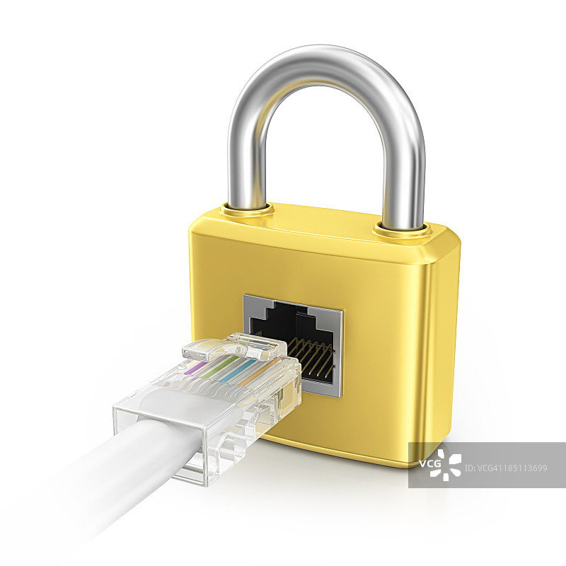 安全互联网连接图片素材