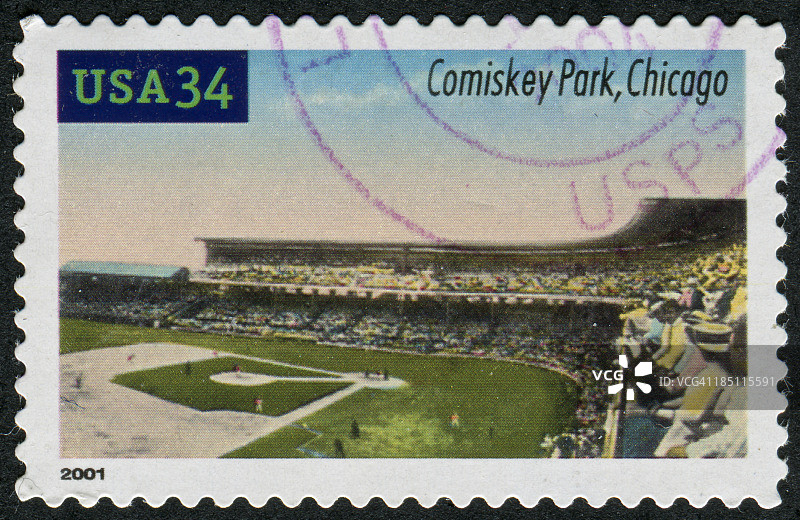 Comiskey公园邮票图片素材
