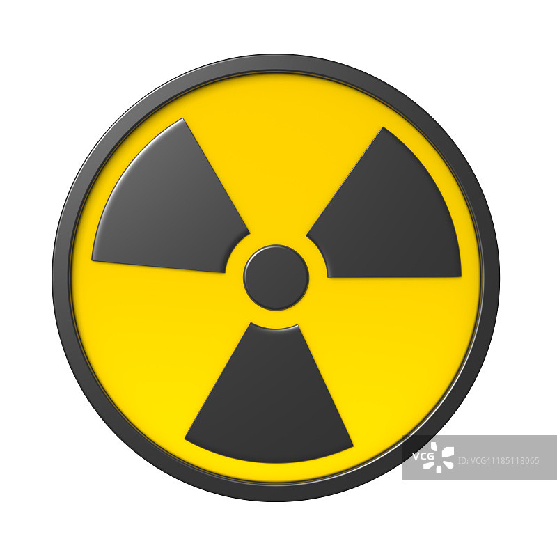 3D辐射标志图片素材