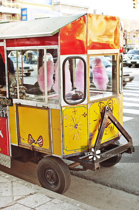 棉花糖车图片素材