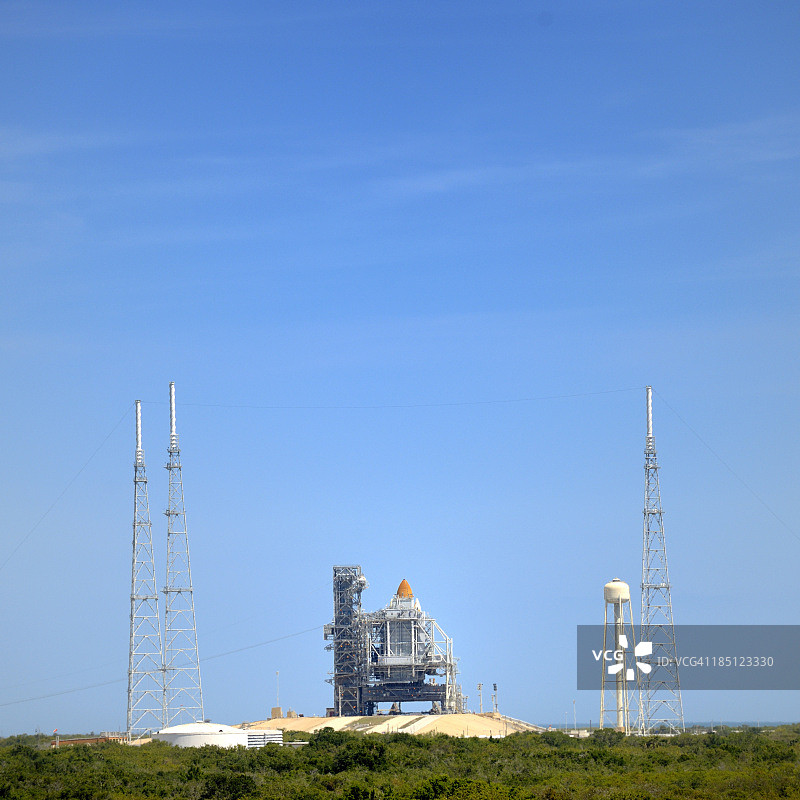 航天飞机发射平台图片素材