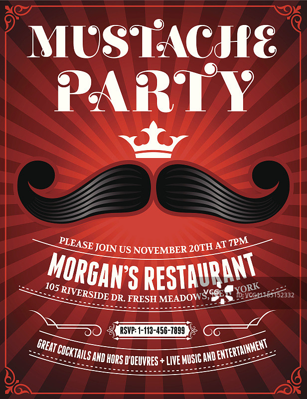 派对邀请函图片素材