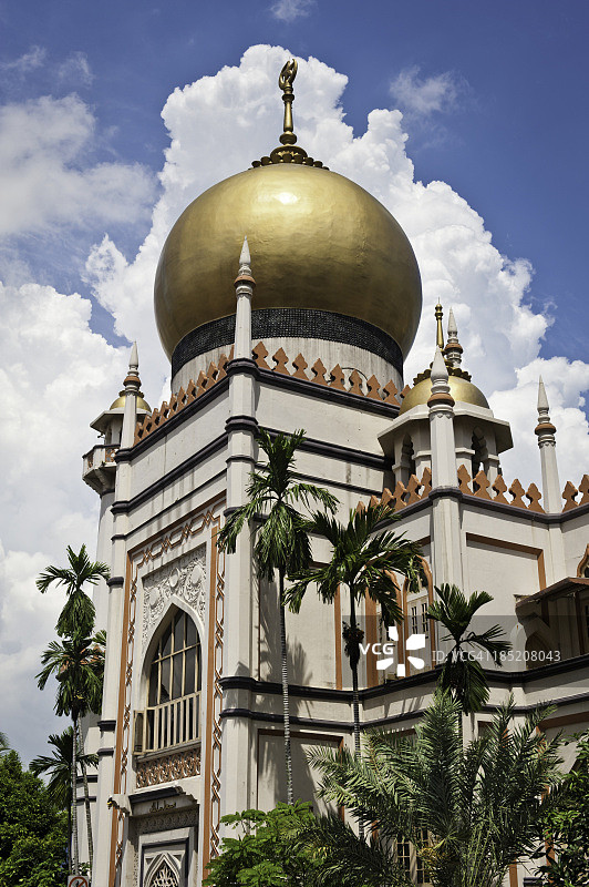 新加坡苏丹回教堂图片素材