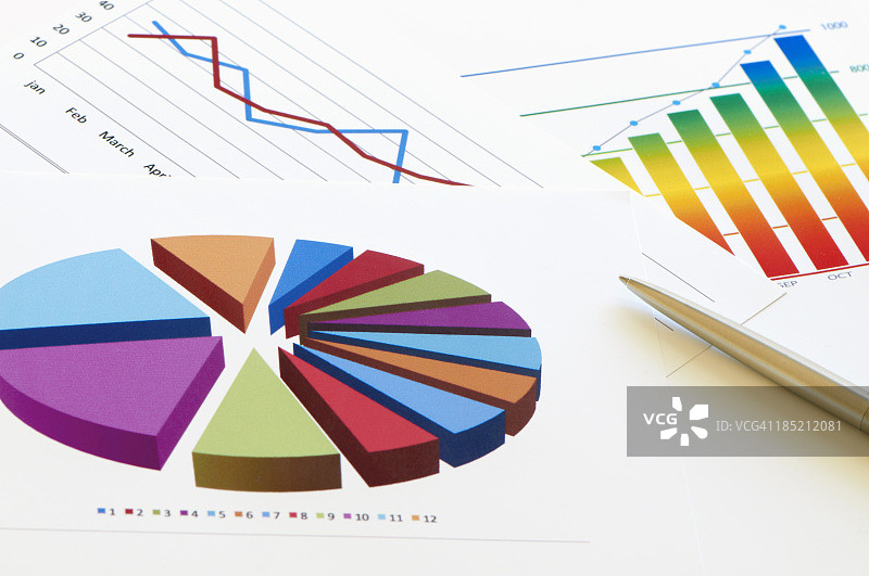 金融图表图片素材