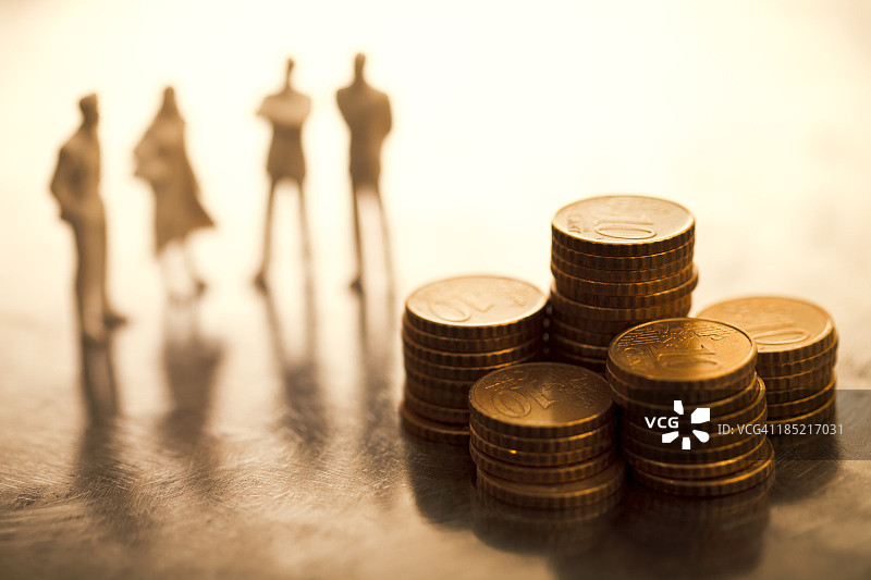 金钱与人图片素材