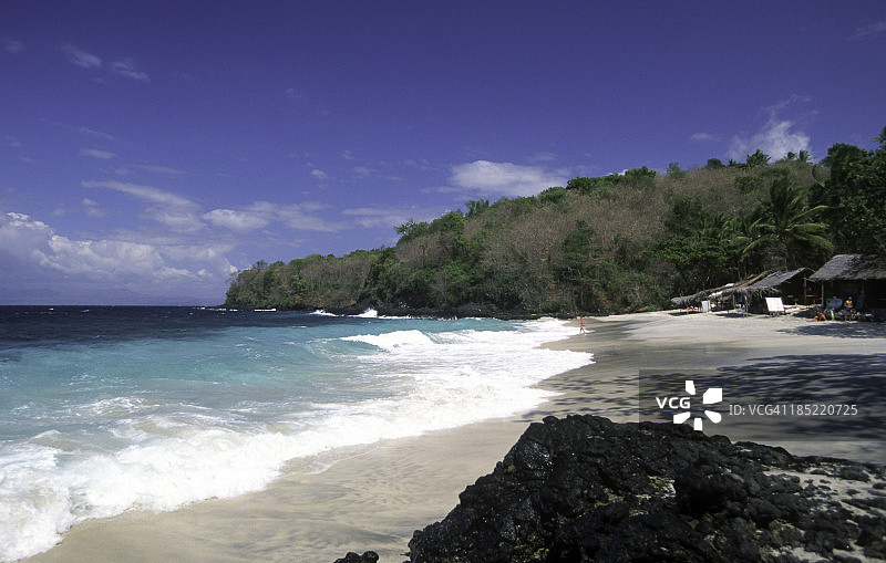 印度尼西亚巴厘岛，Candi Dasa海滩图片素材