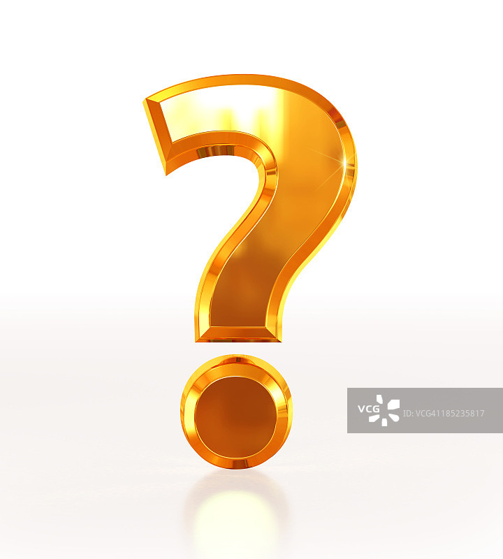 金色问号图片素材