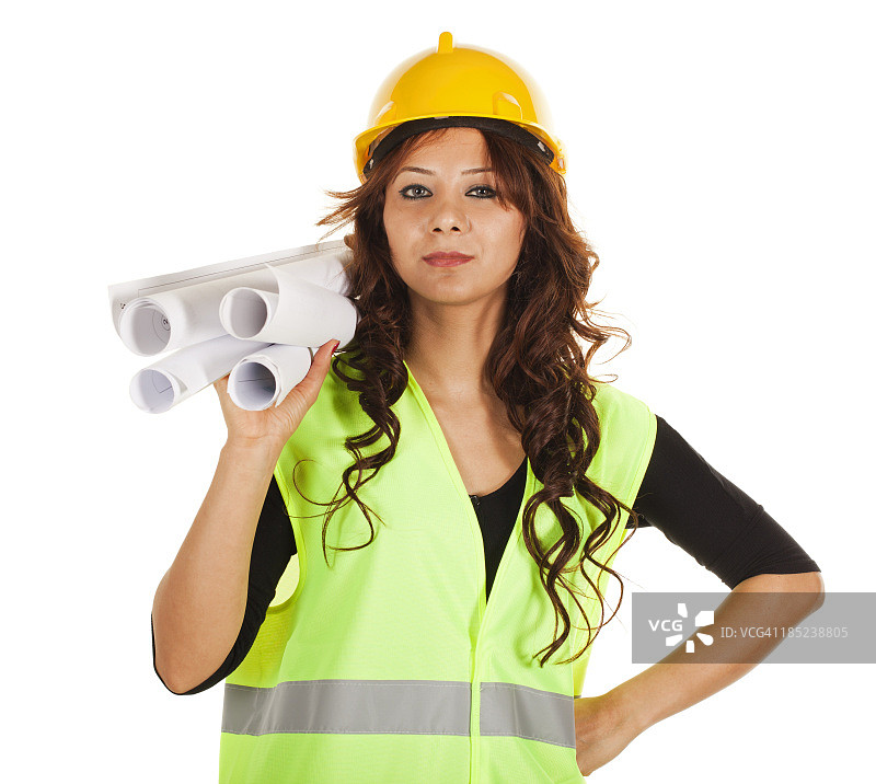女建筑师图片素材