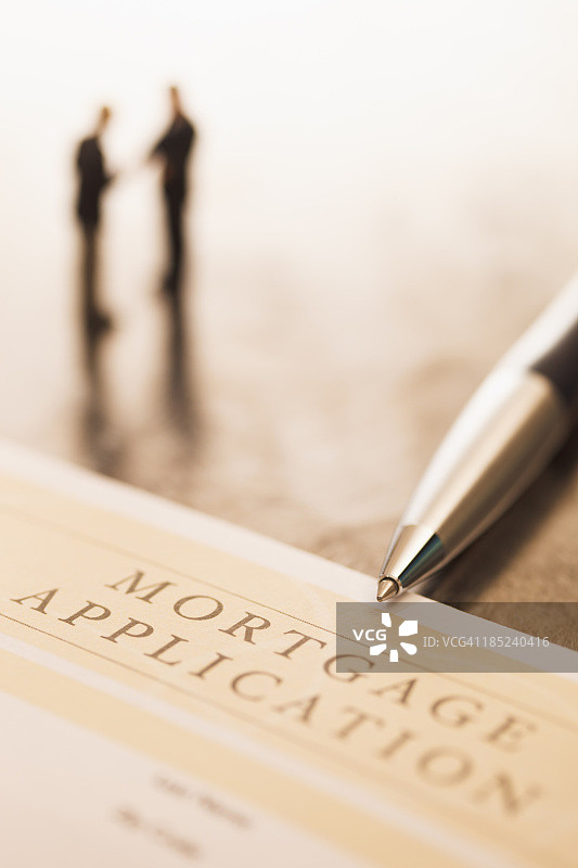 抵押贷款申请图片素材