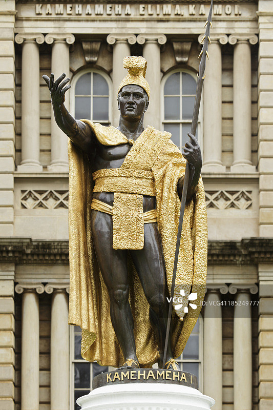 卡美哈美哈国王雕像图片素材