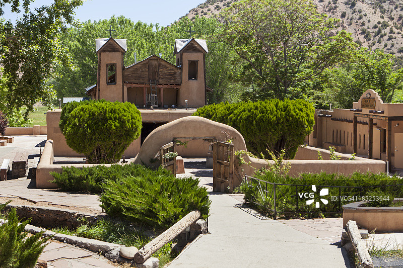 新墨西哥州的埃尔圣图阿里奥德奇马约教堂图片素材