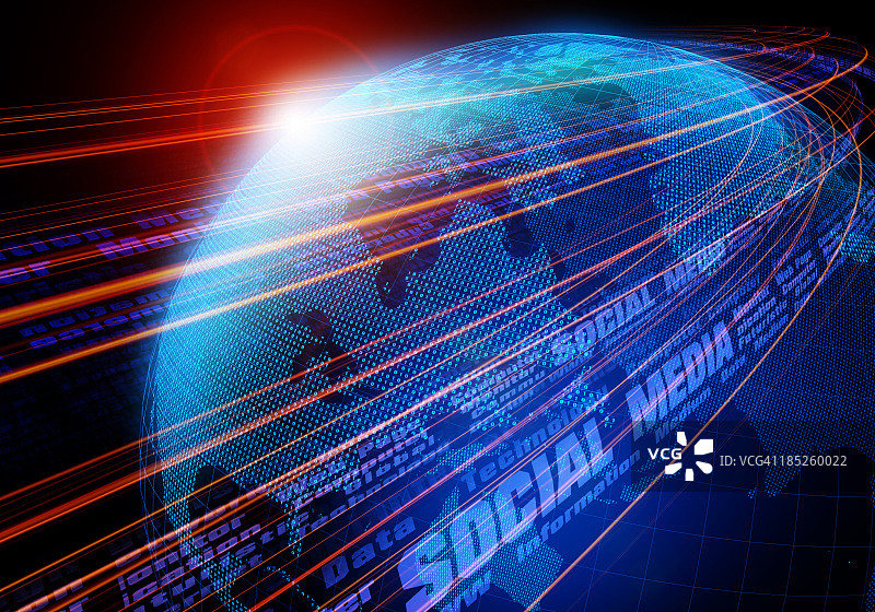 社交媒体概念图片素材