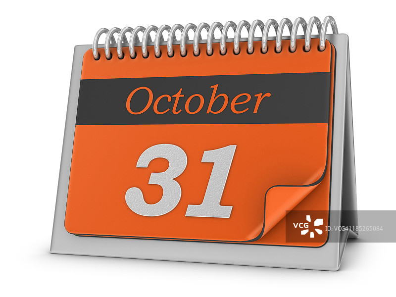 万圣节日历图片素材