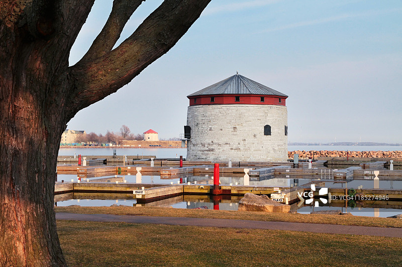 维多利亚塔和海港图片素材