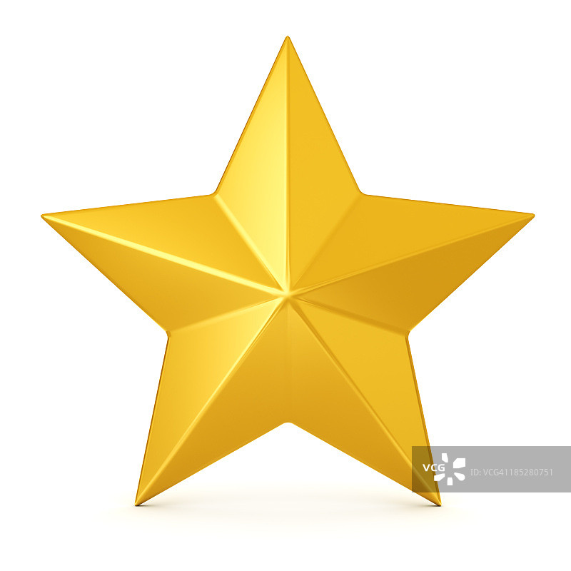 金色星星图片素材