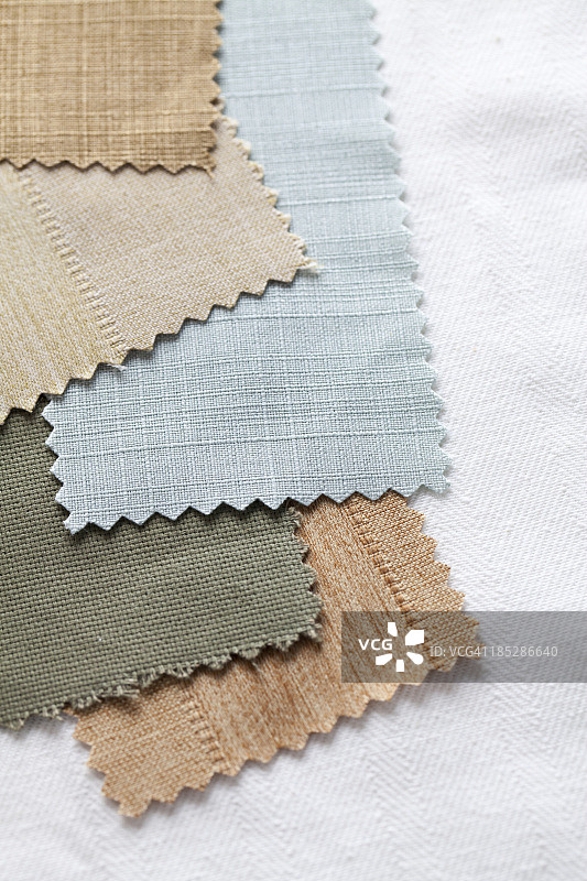 挑选布料图片素材