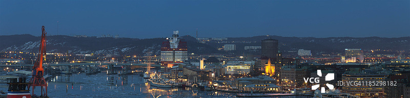 哥德堡天际线图片素材