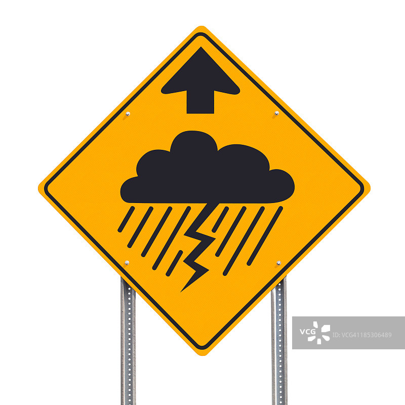 不利前景标志图片素材