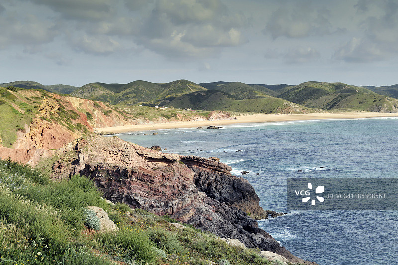 葡萄牙阿连特茹地区海岸线图片素材