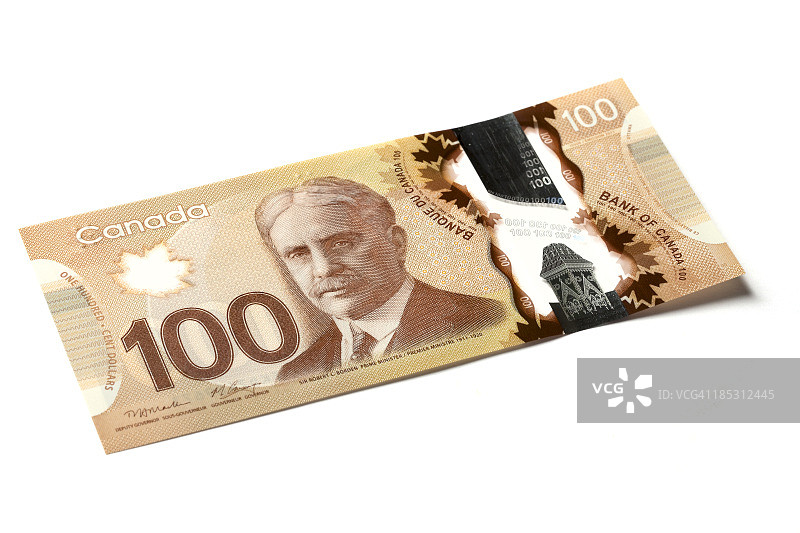 一百美元钞票图片素材