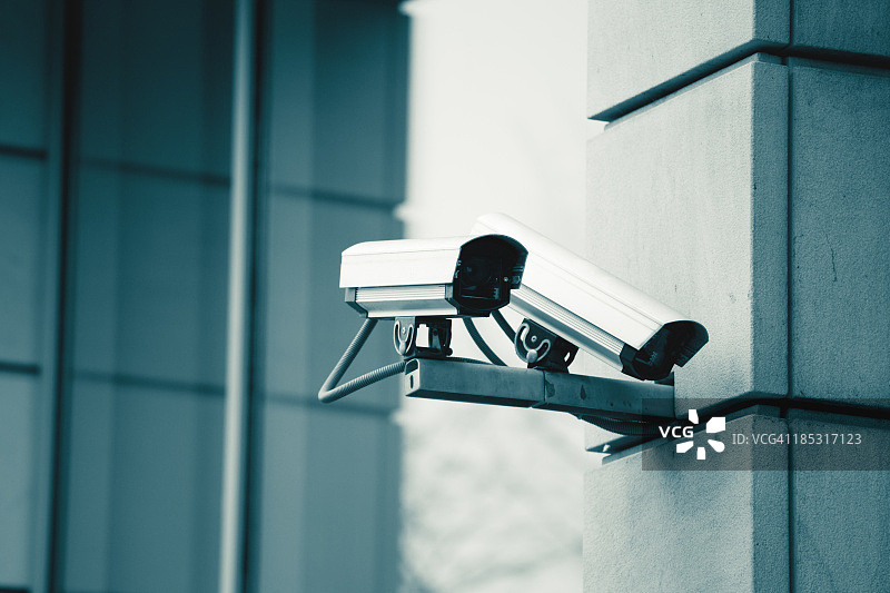 中央电视台安防监控摄像头图片素材